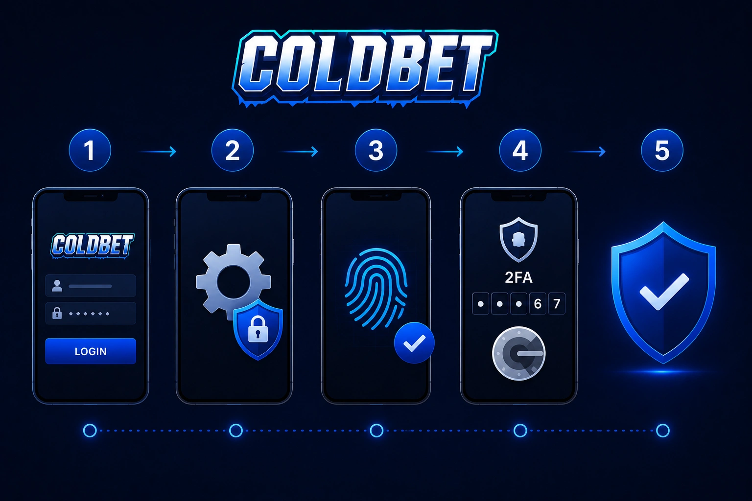 ColdBet login biometric 2FA setup Bangladesh